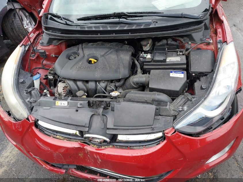 2012 Hyundai Elantra Limited (Ulsan Plant) VIN: KMHDH4AE3CU266780 Lot: 42981315