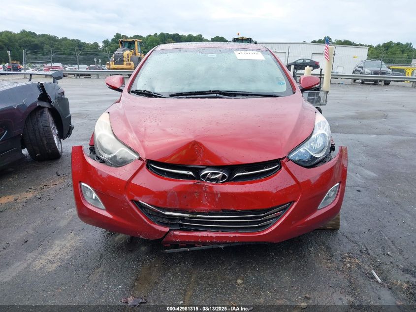 2012 Hyundai Elantra Limited (Ulsan Plant) VIN: KMHDH4AE3CU266780 Lot: 42981315