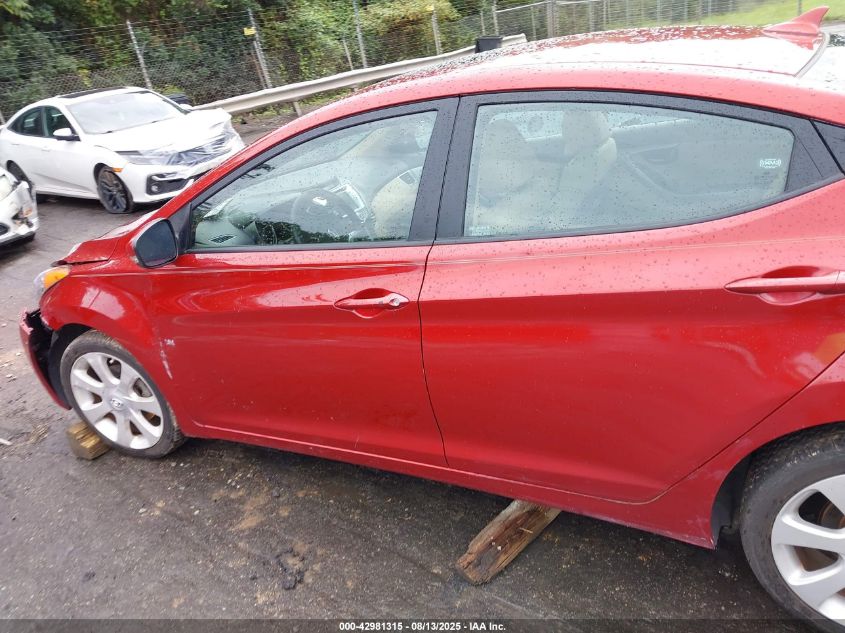 2012 Hyundai Elantra Limited (Ulsan Plant) VIN: KMHDH4AE3CU266780 Lot: 42981315