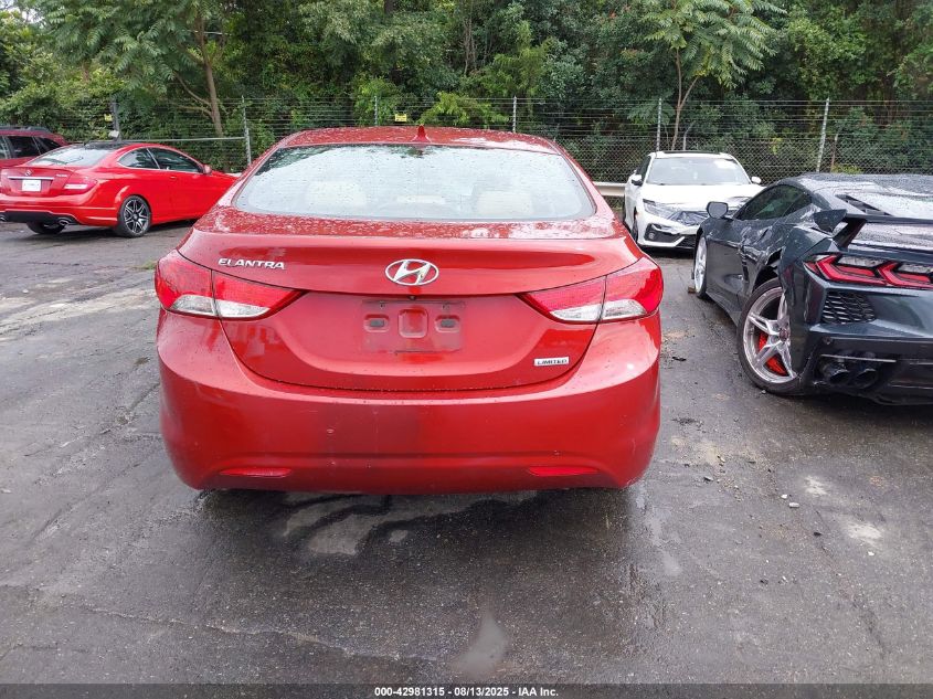 2012 Hyundai Elantra Limited (Ulsan Plant) VIN: KMHDH4AE3CU266780 Lot: 42981315