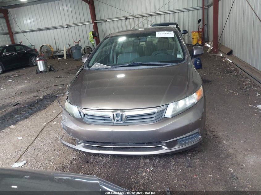 2012 Honda Civic Ex VIN: 2HGFB2F84CH594431 Lot: 42981426