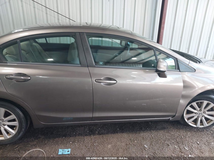 2012 Honda Civic Ex VIN: 2HGFB2F84CH594431 Lot: 42981426