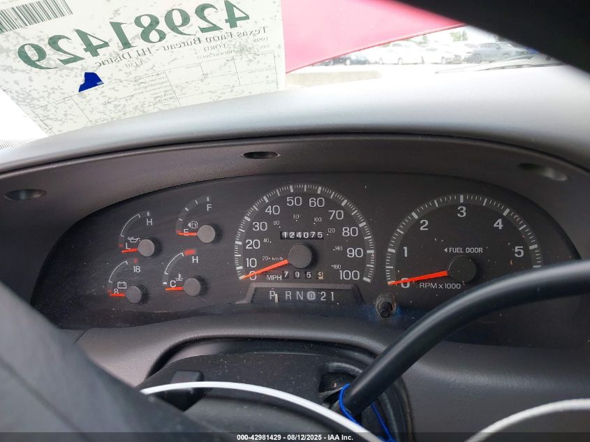 1998 Ford F-150 Lariat/Xl/Xlt VIN: 1FTZF07W4WKC20173 Lot: 42981429