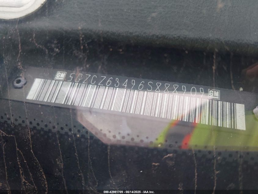 2006 Saturn Vue V6 VIN: 5GZCZ63496S888909 Lot: 42981709