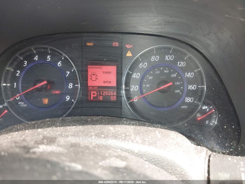 2010 Infiniti Fx35 VIN: JN8AS1MW0AM852138 Lot: 42982210