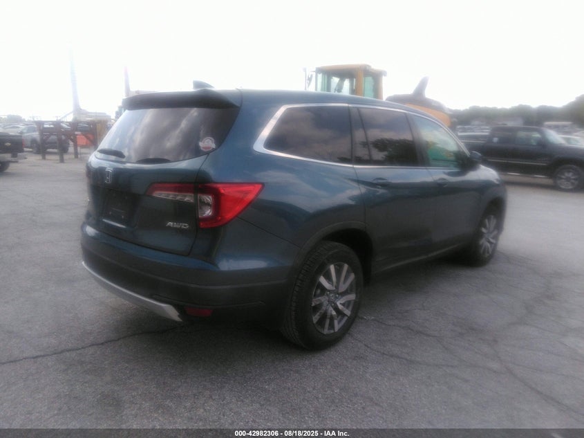 Vin: 5fnyf6h4xkb002614, lot: 43476350, honda pilot ex-l 20194