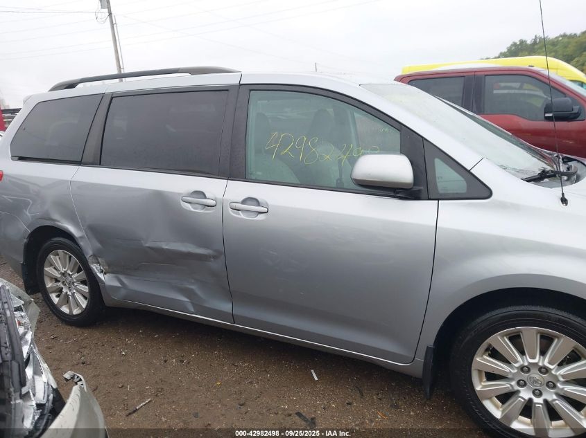 2012 Toyota Sienna Xle 7 Passenger VIN: 5TDDK3DC8CS035825 Lot: 42982498