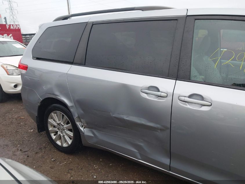 2012 Toyota Sienna Xle 7 Passenger VIN: 5TDDK3DC8CS035825 Lot: 42982498