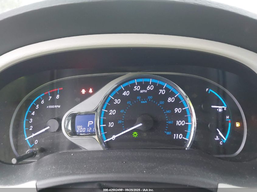 2012 Toyota Sienna Xle 7 Passenger VIN: 5TDDK3DC8CS035825 Lot: 42982498