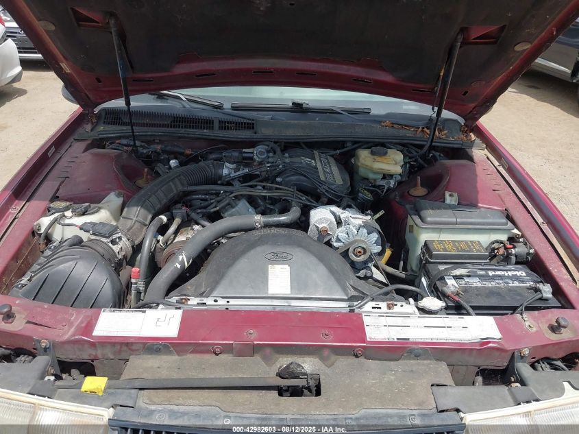 1992 Mercury Cougar Ls VIN: 1MEPM6042NH635396 Lot: 42982603