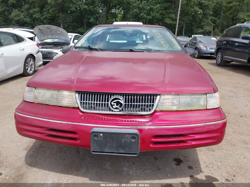 1992 Mercury Cougar Ls VIN: 1MEPM6042NH635396 Lot: 42982603