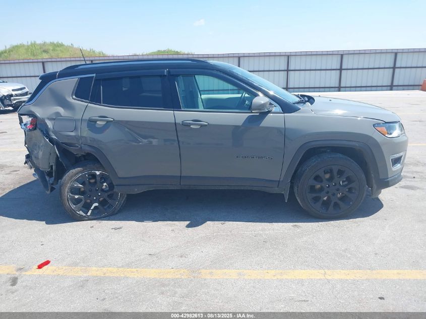 2021 Jeep Compass Limited 4X4 VIN: 3C4NJDCBXMT596279 Lot: 42982613