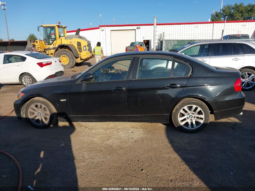 2007 BMW 328I VIN: WBAVA33567PV64763 Lot: 42982621