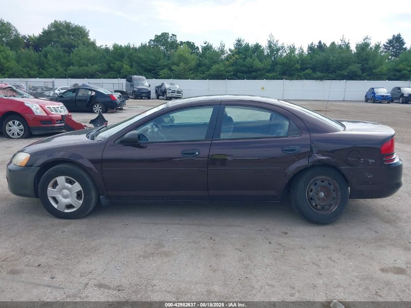2003 Dodge Stratus Se VIN: 1B3EL36T03N569472 Lot: 42982637