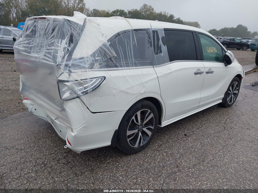 Vin: 5fnrl6h99jb053576, lot: 43476814, honda odyssey elite 20184