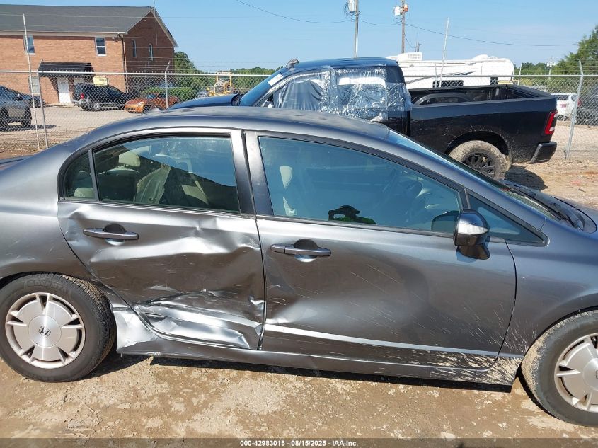 2010 Honda Civic Hybrid VIN: JHMFA3F2XAS006782 Lot: 42983015