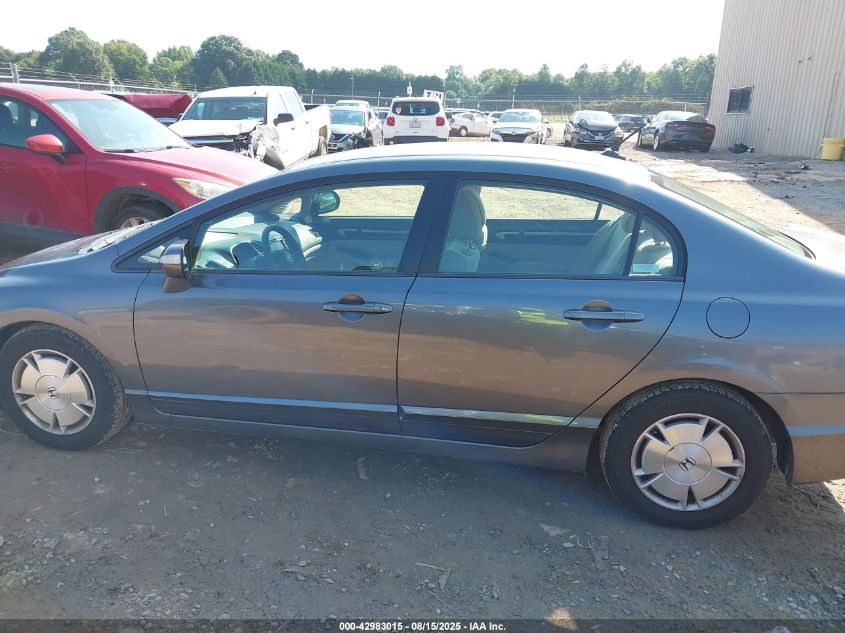 2010 Honda Civic Hybrid VIN: JHMFA3F2XAS006782 Lot: 42983015