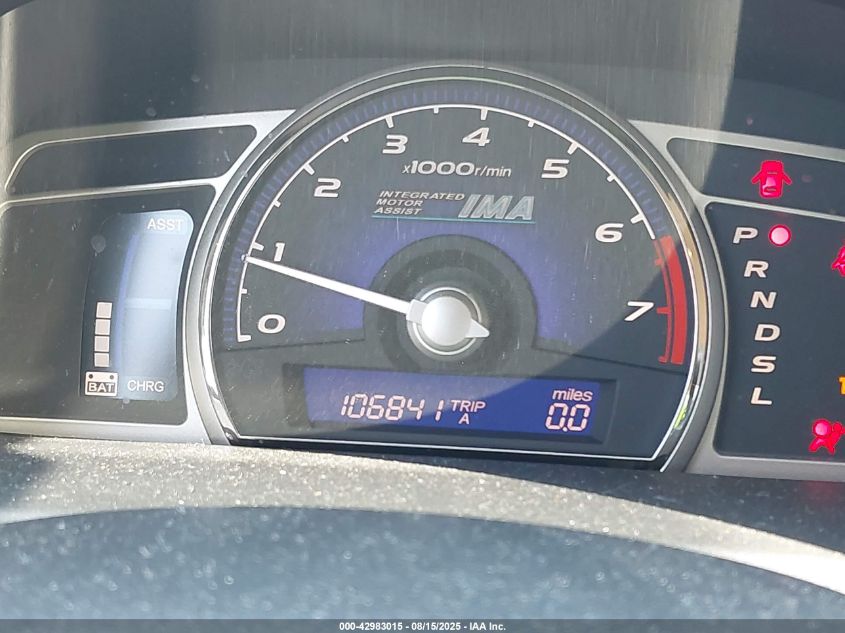 2010 Honda Civic Hybrid VIN: JHMFA3F2XAS006782 Lot: 42983015