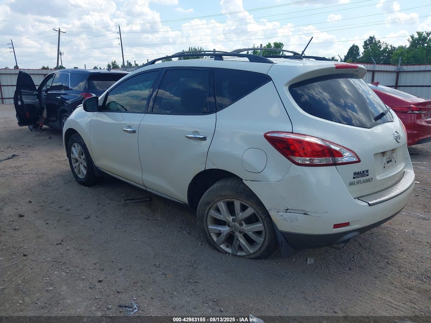 Vin: jn8az1muxbw069425, lot: 43477199, nissan murano sl 20113