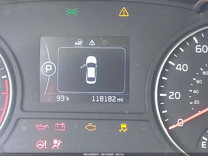 2017 Kia Optima Lx VIN: 5XXGT4L31HG164208 Lot: 42983231