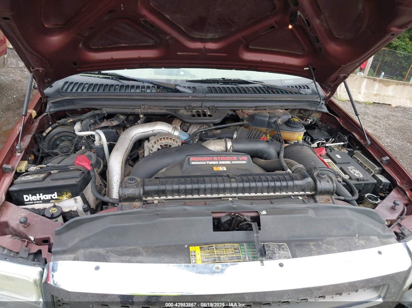 2005 Ford F-250 Lariat/Xl/Xlt VIN: 1FTSW21PX5EB78684 Lot: 42983867