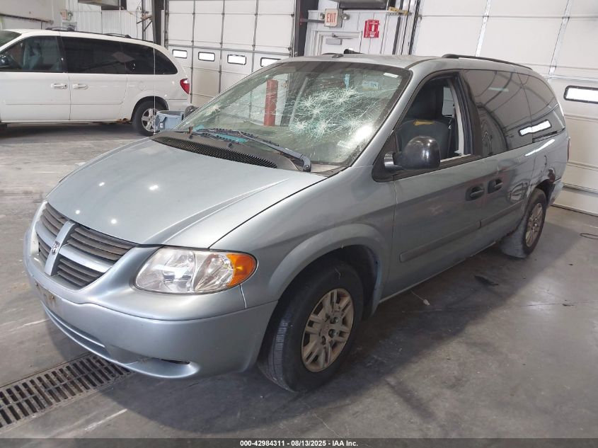 2006 Dodge Grand Caravan Se blue van gasoline 1D4GP24RX6B695893 photo #3