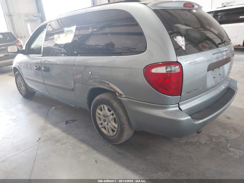 2006 Dodge Grand Caravan Se blue van gasoline 1D4GP24RX6B695893 photo #4