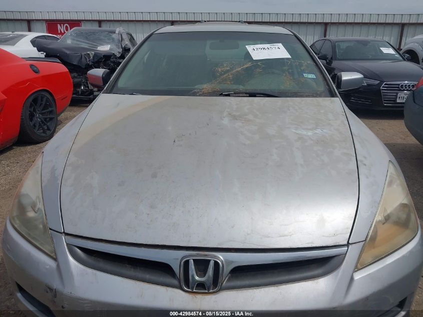2006 Honda Accord 3.0 Lx VIN: 1HGCM66346A027969 Lot: 42984574