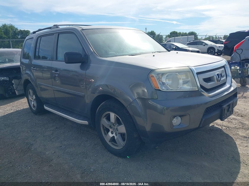 5FNYF4H73BB047148 2011 Honda Pilot Ex-L auction photo 1
