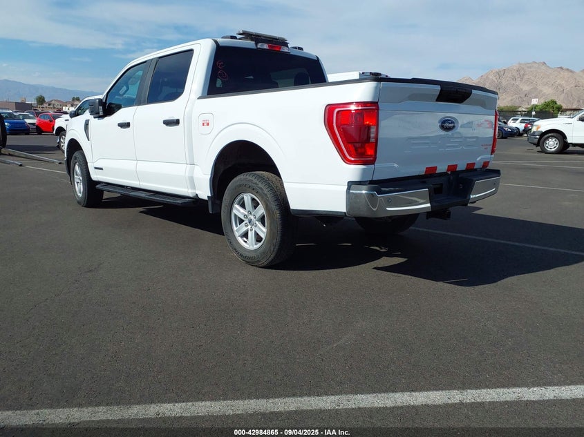 2022 Ford F-150 Xl white truck hybrid 1FTFW1ED7NFC41455 photo #4