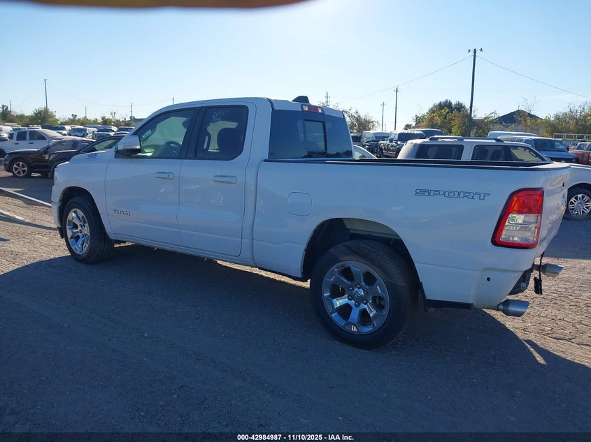 Vin: 1c6rrebt8mn712824, lot: 43479031, ram 1500 big horn  4x2 6'4 box 20213
