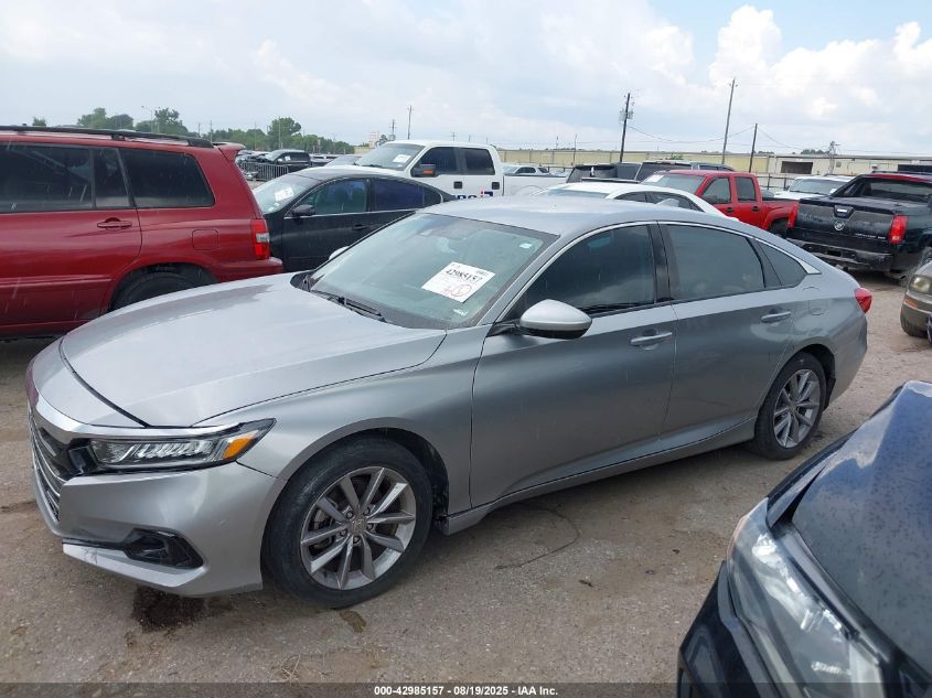 2021 Honda Accord Lx VIN: 1HGCV1F12MA112577 Lot: 42985157