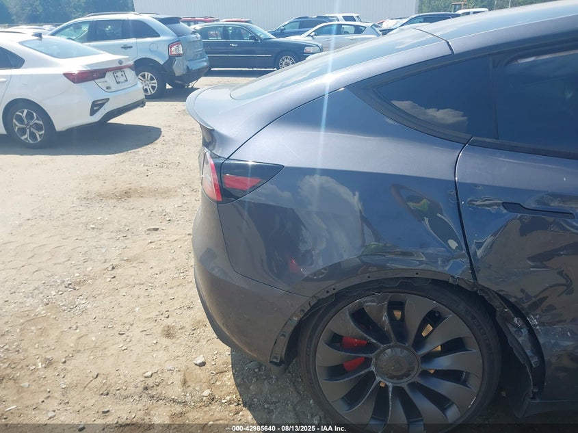 2023 Tesla Model Y Performance Dual Motor All-Wheel Drive VIN: 7SAYGDEF9PF614739 Lot: 42985640