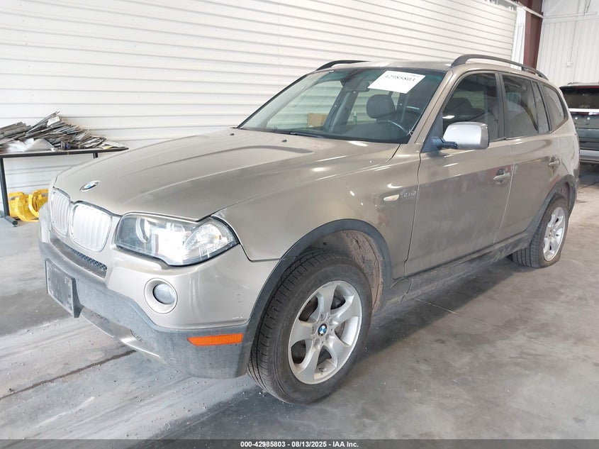 2007 BMW X3 3.0Si brown other gasoline WBXPC93447WF10020 photo #3