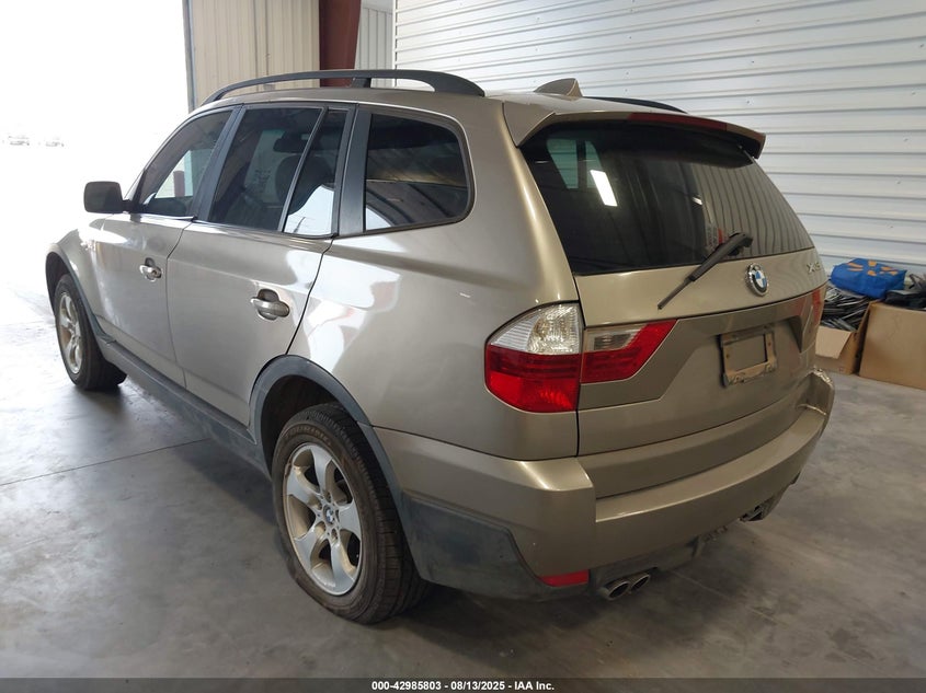 2007 BMW X3 3.0Si brown other gasoline WBXPC93447WF10020 photo #4