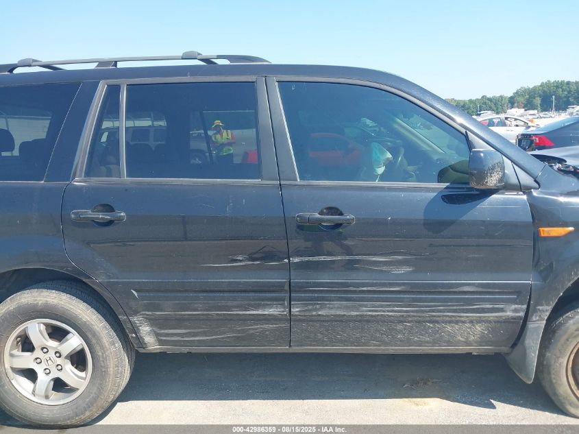 2008 Honda Pilot Ex VIN: 5FNYF18458B013726 Lot: 42986359