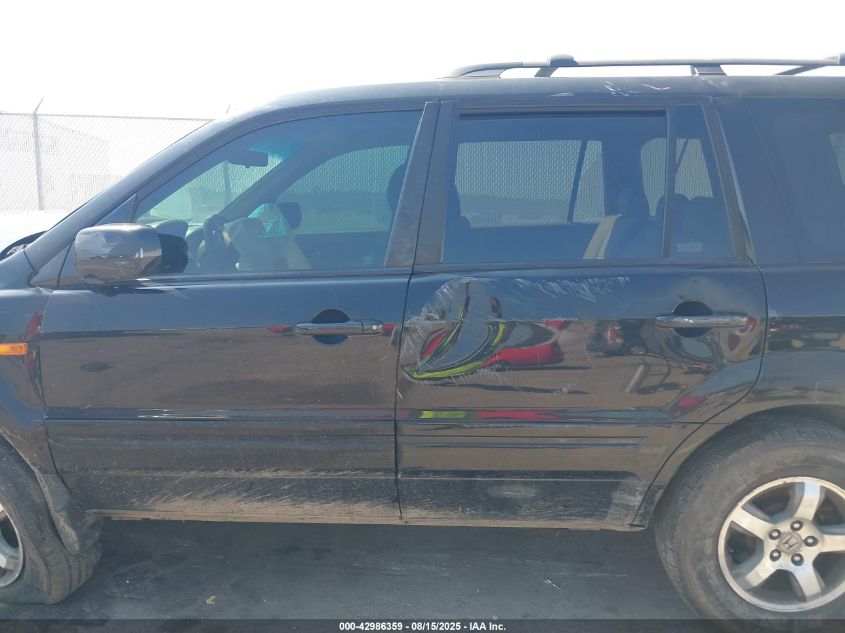 2008 Honda Pilot Ex VIN: 5FNYF18458B013726 Lot: 42986359