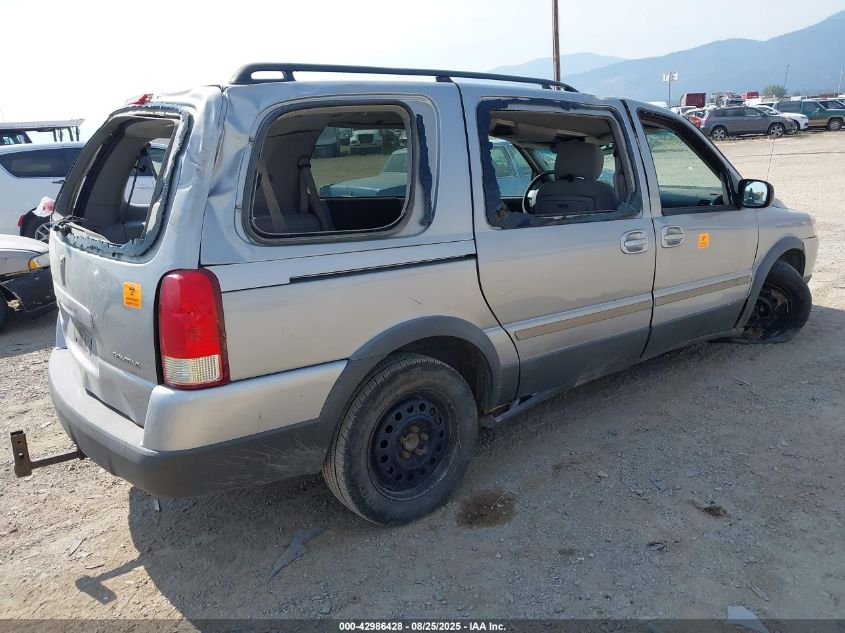 2005 Pontiac Montana Sv6 Fwd VIN: 1GMDV03L55D226748 Lot: 42986428