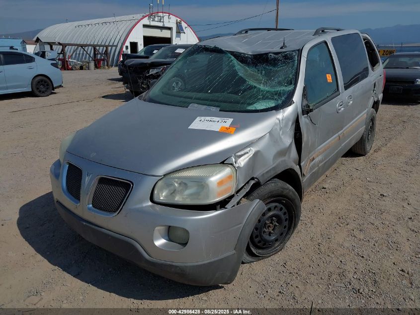 2005 Pontiac Montana Sv6 Fwd VIN: 1GMDV03L55D226748 Lot: 42986428