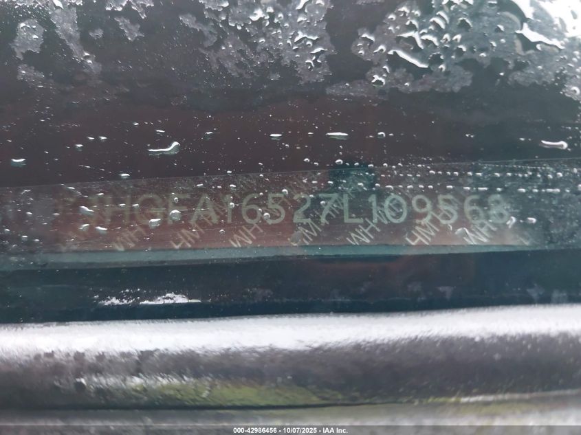 2007 Honda Civic Lx VIN: 1HGFA16527L109568 Lot: 42986456