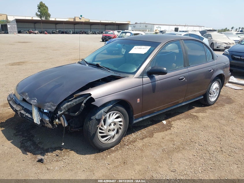 1999 Saturn Sl2 brown sedan gasoline 1G8ZK5276XZ129692 photo #3