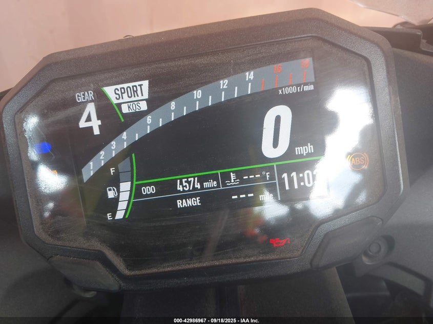 2025 Kawasaki Zx636 K VIN: JKBZXJJ10SA019599 Lot: 42986967