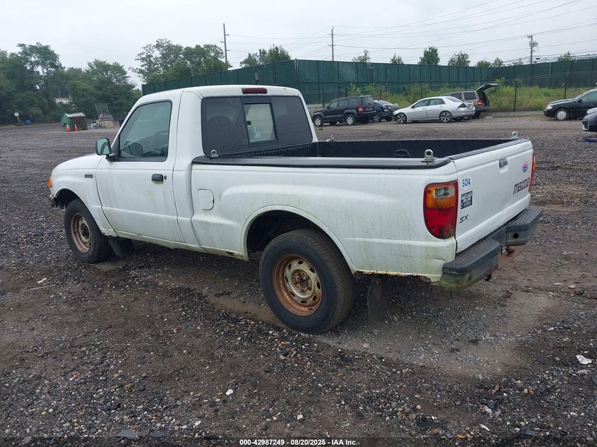 2001 Mazda B2300 Se/Sx white truck gasoline 4F4YR12D51TM24005 photo #4