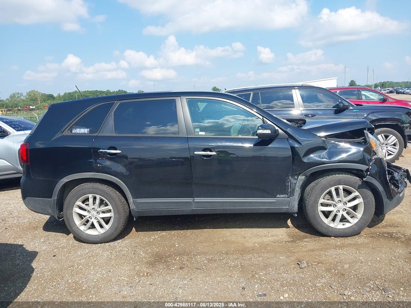 2014 Kia Sorento Lx VIN: 5XYKTCA6XEG458957 Lot: 42988117