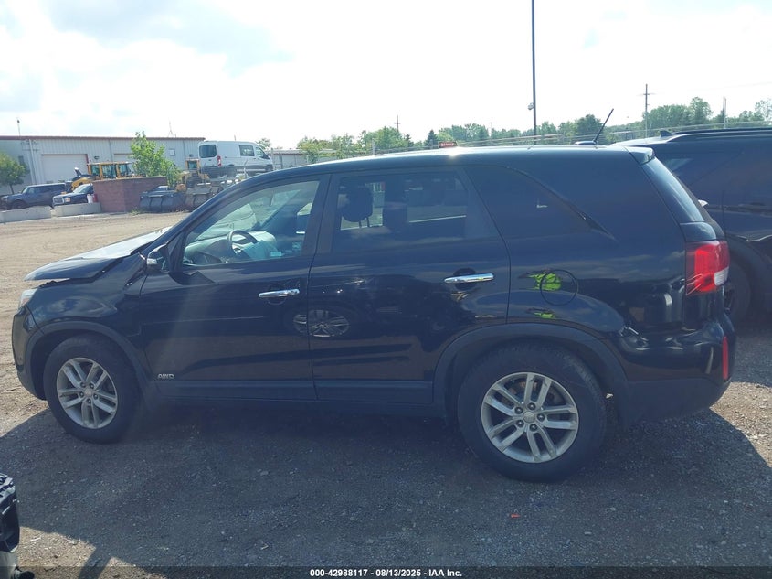 2014 Kia Sorento Lx VIN: 5XYKTCA6XEG458957 Lot: 42988117