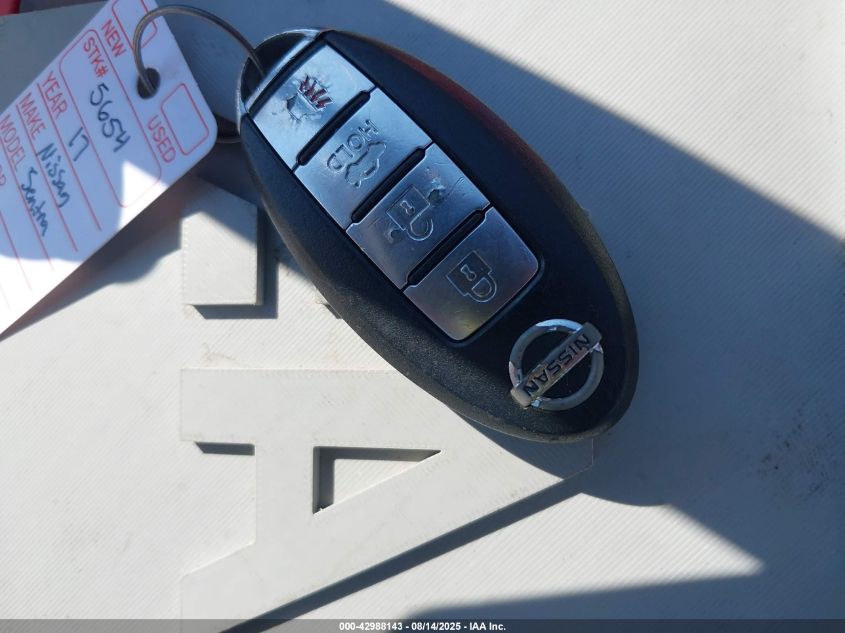 2017 Nissan Sentra Sv VIN: 3N1AB7AP4HL655654 Lot: 42988143