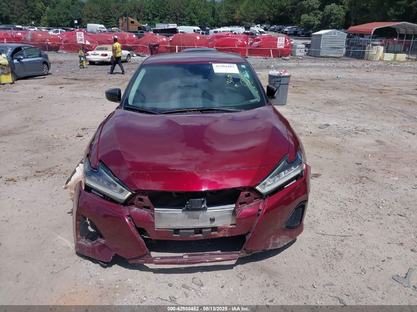 2020 Nissan Maxima S Xtronic Cvt VIN: 1N4AA6BV2LC365639 Lot: 42988482