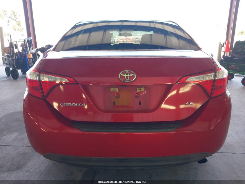 2015 TOYOTA COROLLA LE PLUS - 5YFBURHE1FP199169
