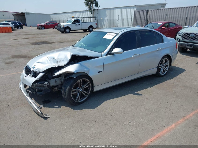 2007 BMW 328I silver sedan gasoline WBAVA335X7KX81116 photo #3