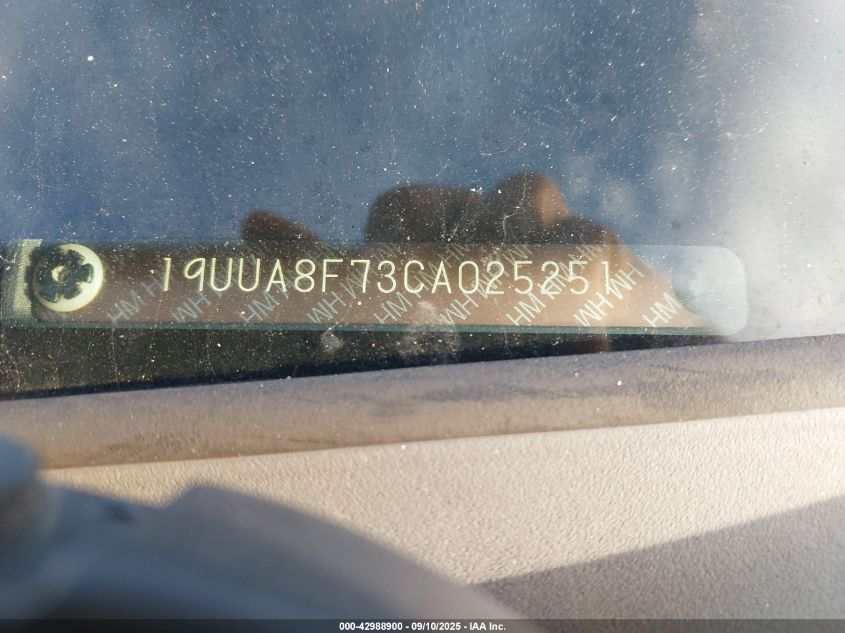 2012 Acura Tl 3.5 VIN: 19UUA8F73CA025251 Lot: 42988900